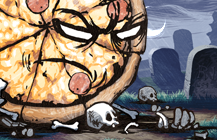 Pizza Vs. Skeletons